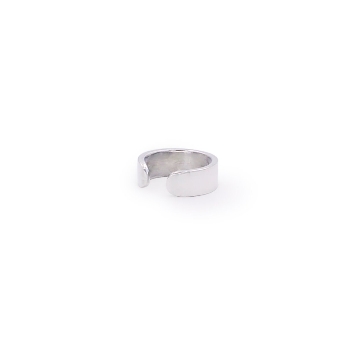 [silver] plain small earcuff