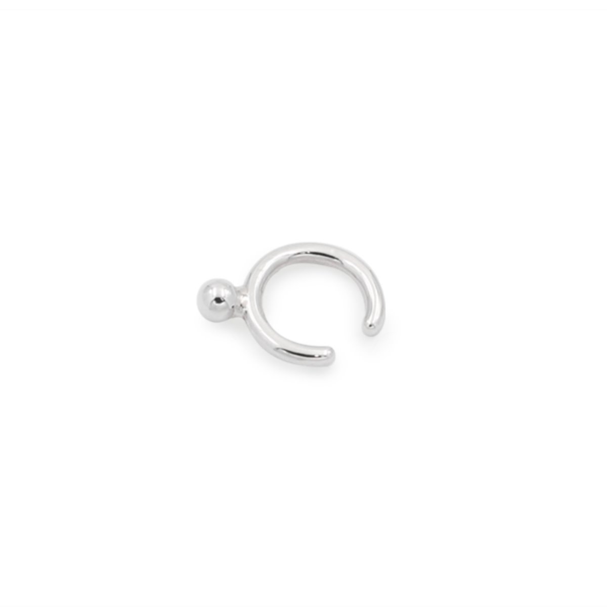 [silver] line o earcuff