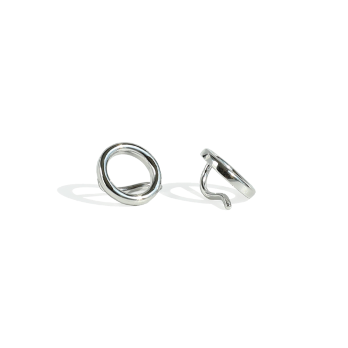 [silver] ring ear climber