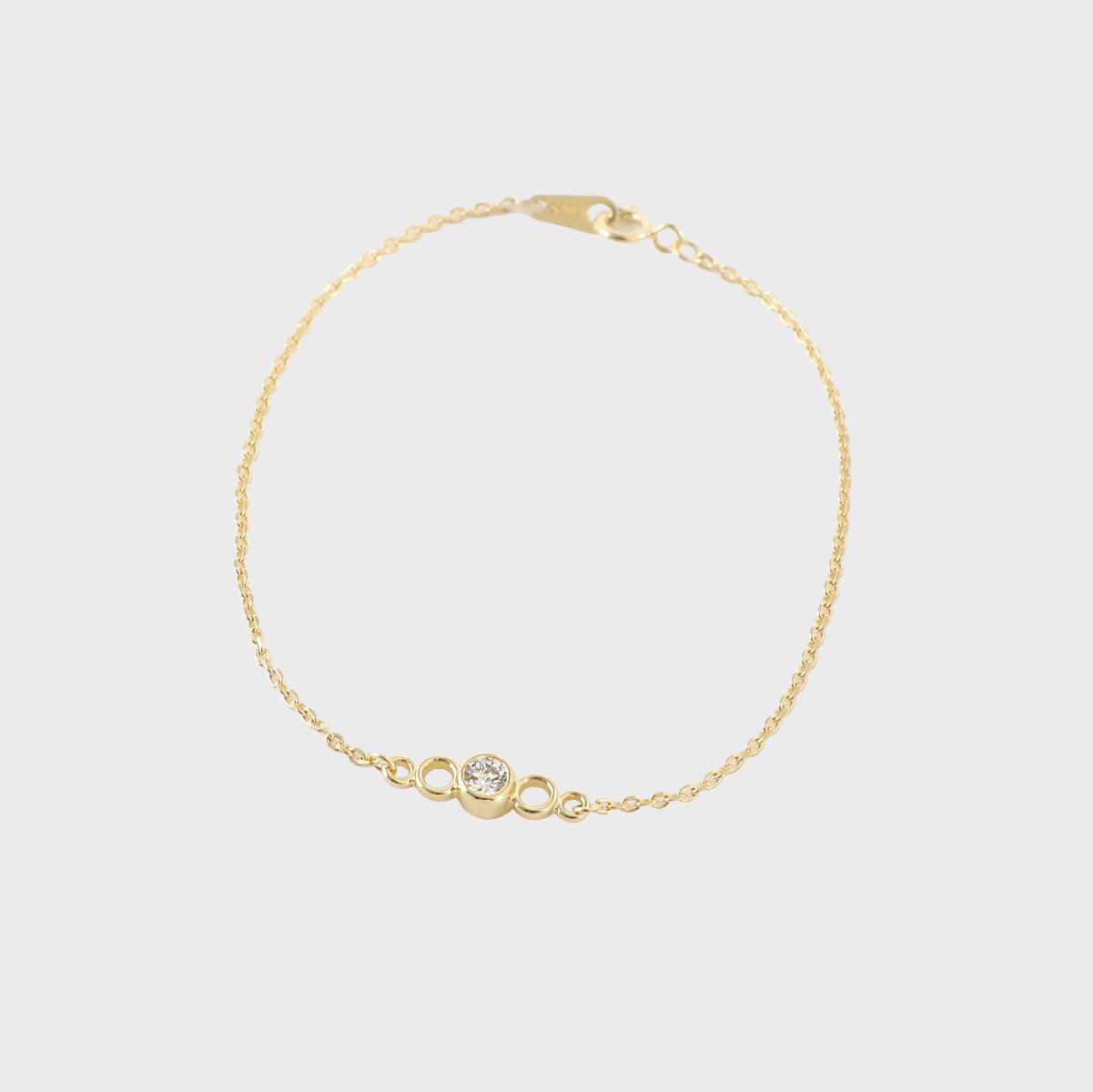[14K] orbit stone bracelet