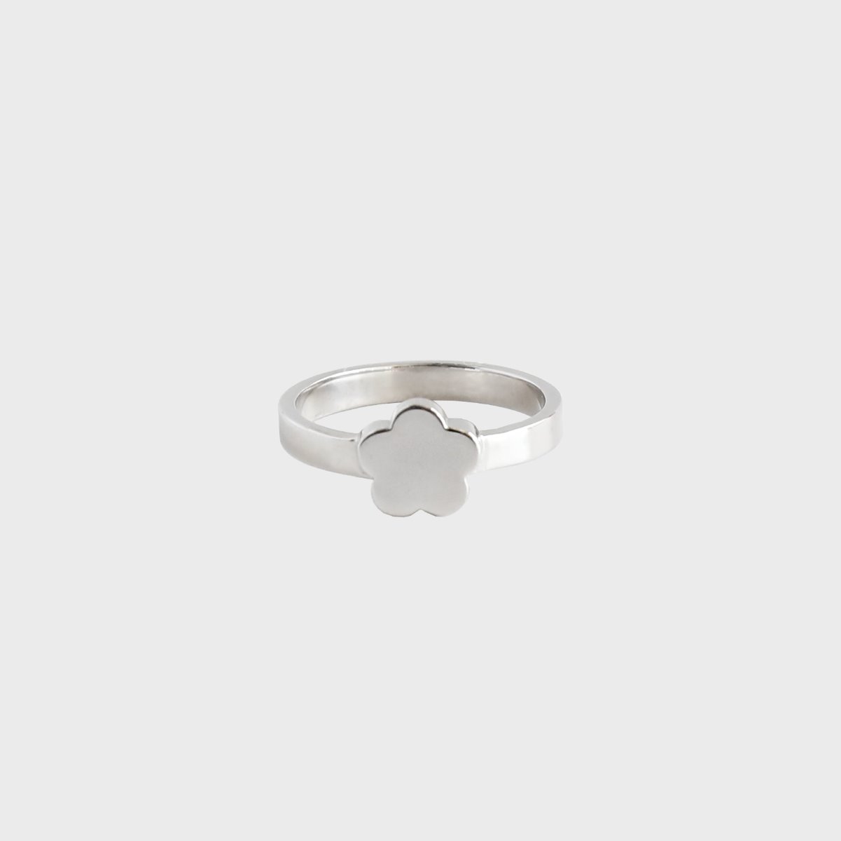 [silver] summer bold flower ring