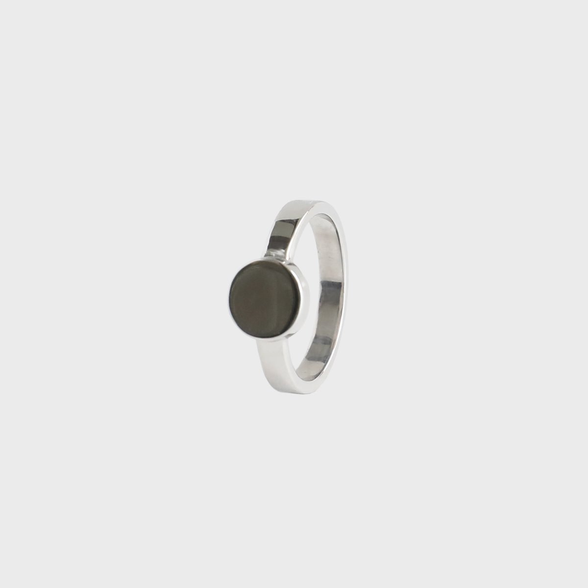 [silver] summer bold circle ring