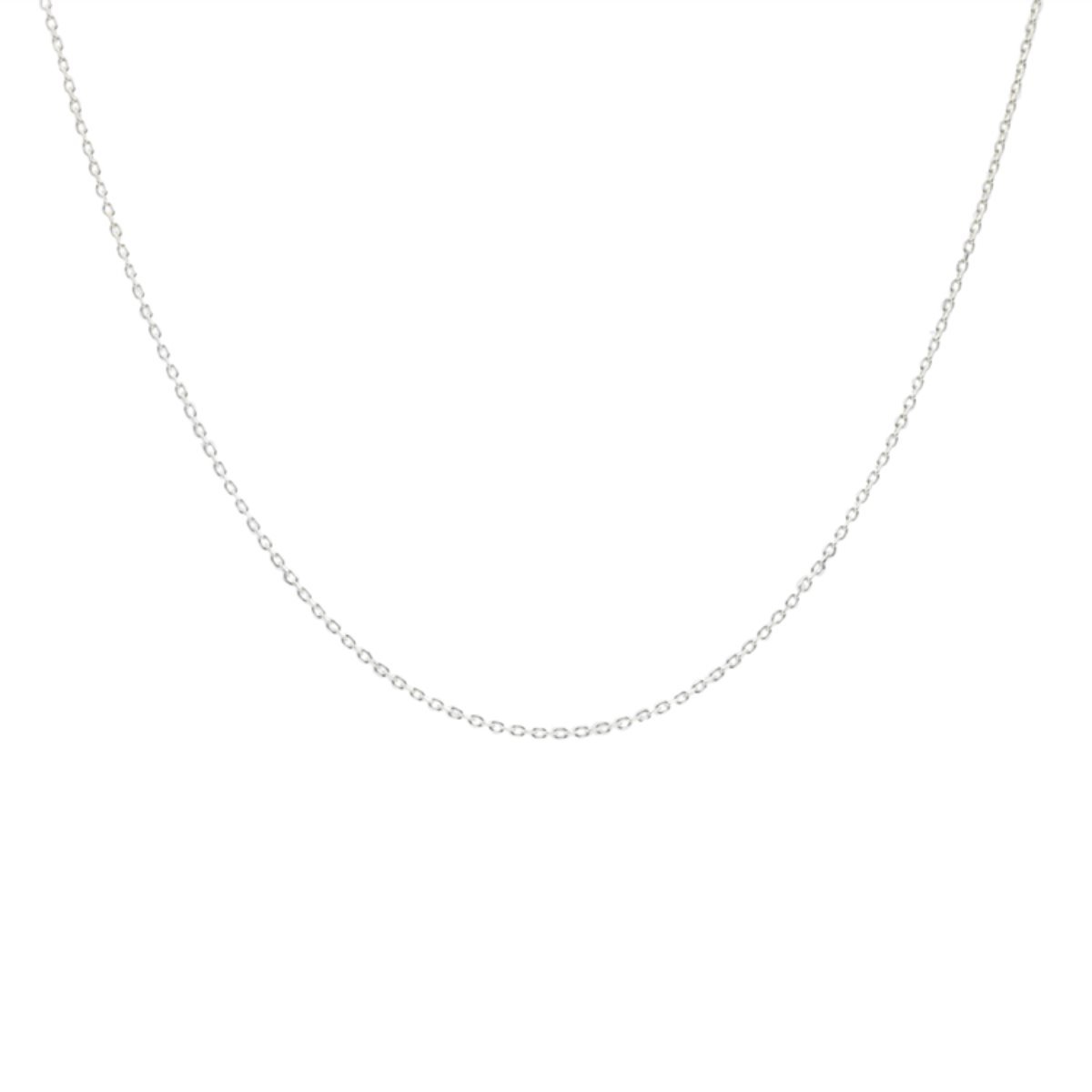 [silver] basic chain necklace